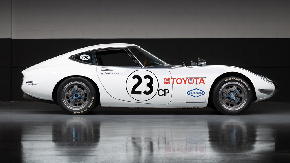 One of three examples of the 1967 Toyota-Shelby 2000 GT.