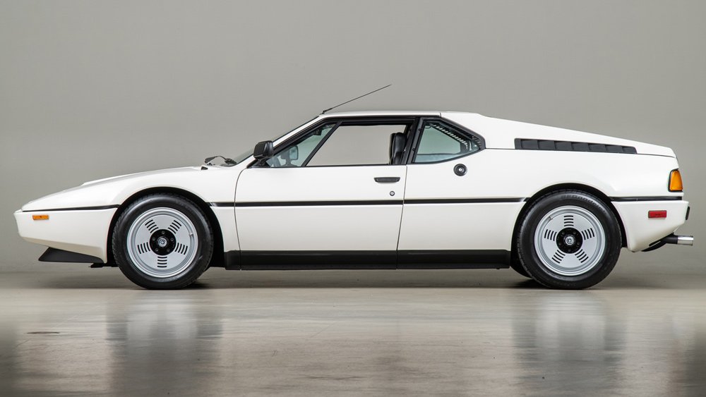 A 1980 BMW M1.