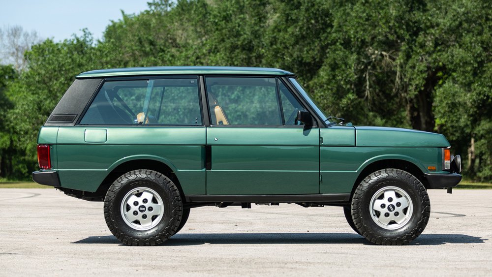 A 1991 Range Rover Classic restomod.