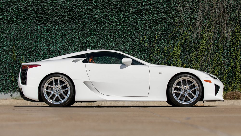 A 2012 Lexus LFA supercar.