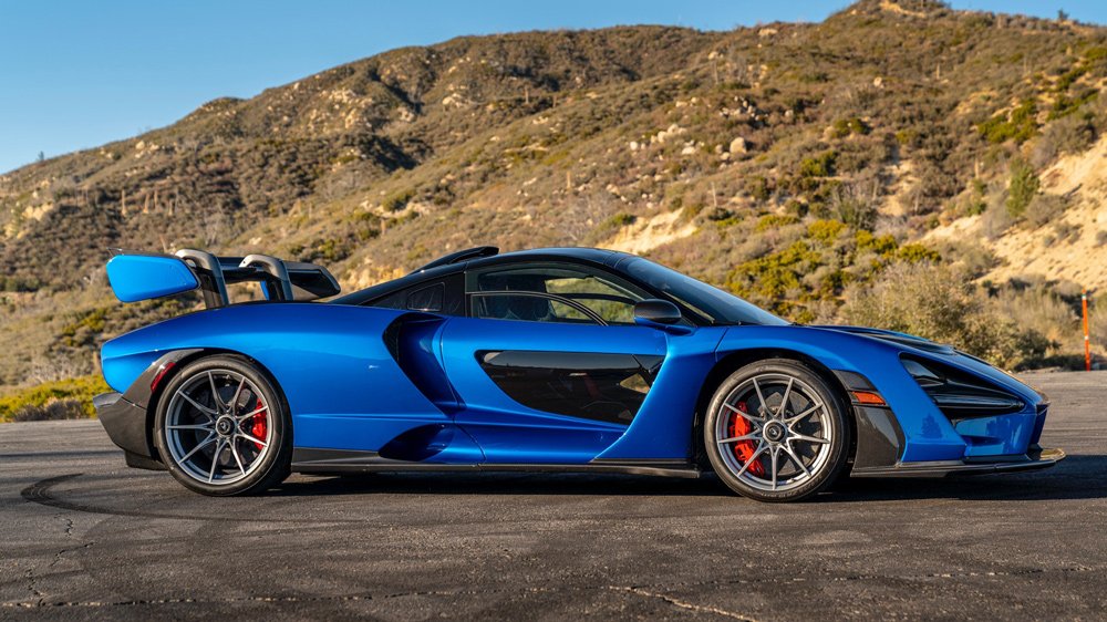 A 2019 McLaren Senna supercar.