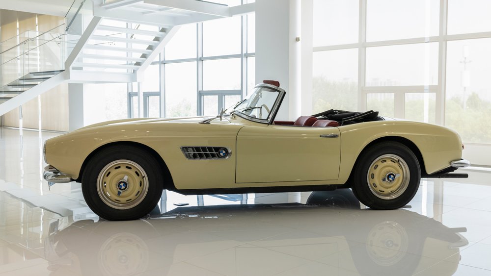 A 1958 BMW 507 Roadster Series II.