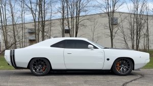 An example of the C68 Carbon series from ExoMod Concepts, a Dodge Challenger Hellcat reenvisioned as a 1968 Charger.