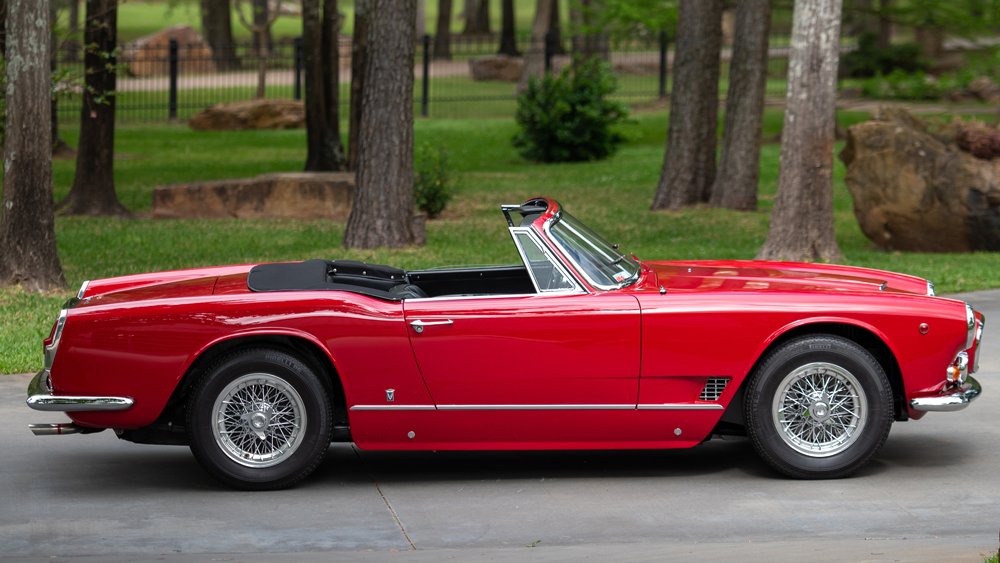 A 1960 Maserati 3500 GT Spyder.