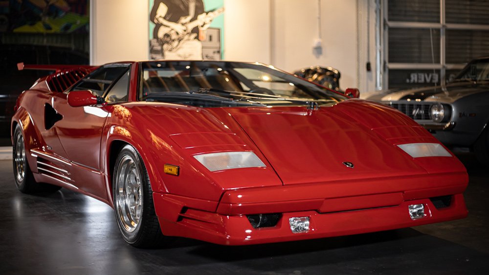 The 1989 Lamborghini Countach 25th Anniversary Edition being offered by Walt Grace Vintage.