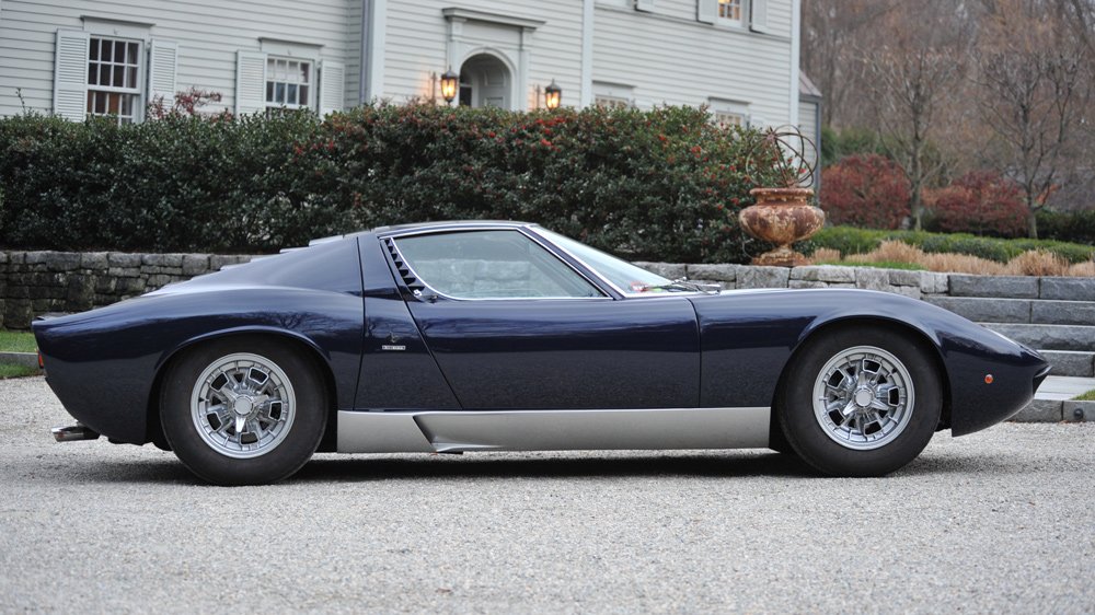 A 1968 Lamborghini P400 Miura.