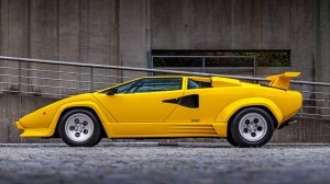 A 1988.5 Lamborghini Countach LP5000 QV supercar.