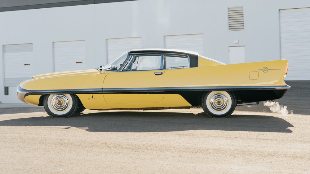 The 1957 Chrysler Ghia Super Dart 400 concept car.