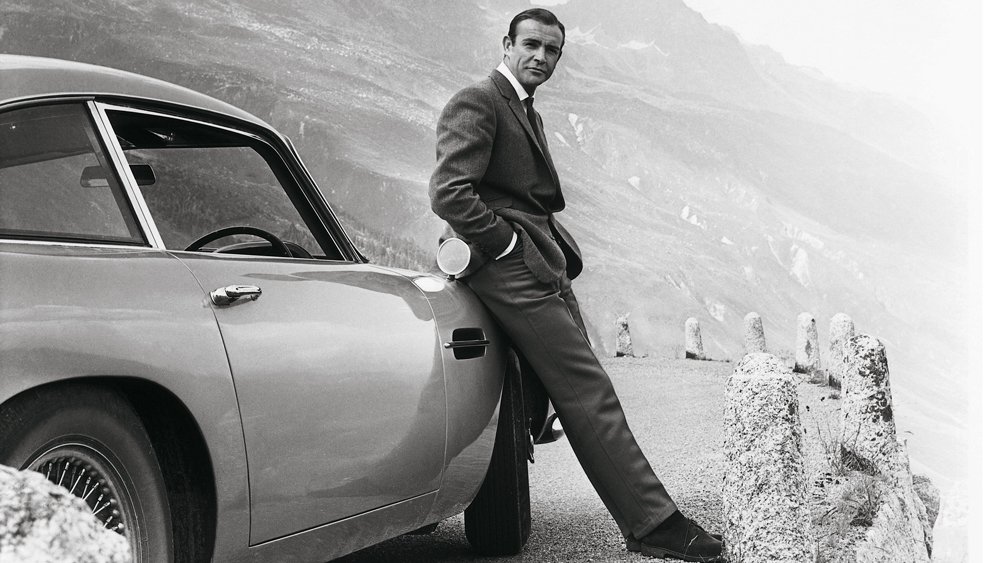 Sean Connery as James Bond.