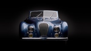 An unrestored 1949 Talbot-Lago T26 Grand Sport Convertible.