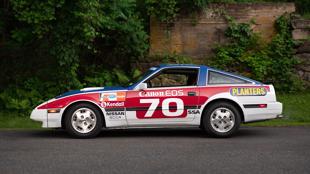 Tom Cruise's 1984 Nissan 300ZX race car from the side