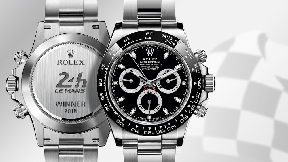 The Rolex Oyster Perpetual Cosmograph Daytona given to the winners of Le Mans.