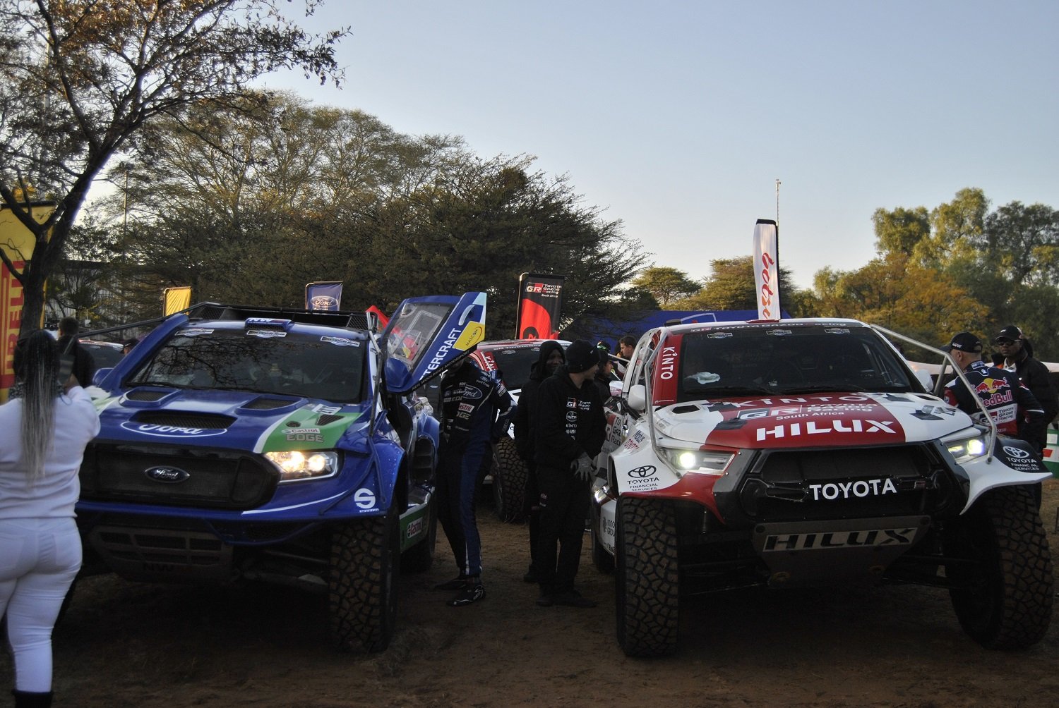 Getting ready for the Toyota 1000 Desert Race