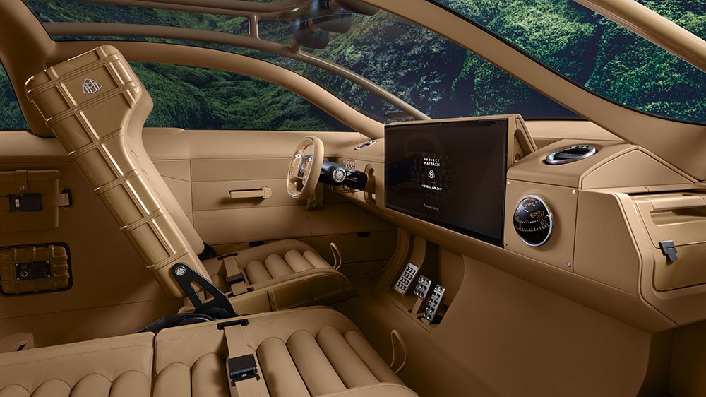 The Virgil Abloh-designed Mercedes-Benz Project Maybach