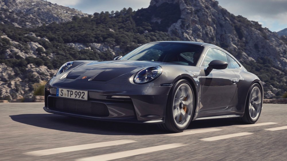 A 2022 Porsche 911 GT3 with Touring Package.