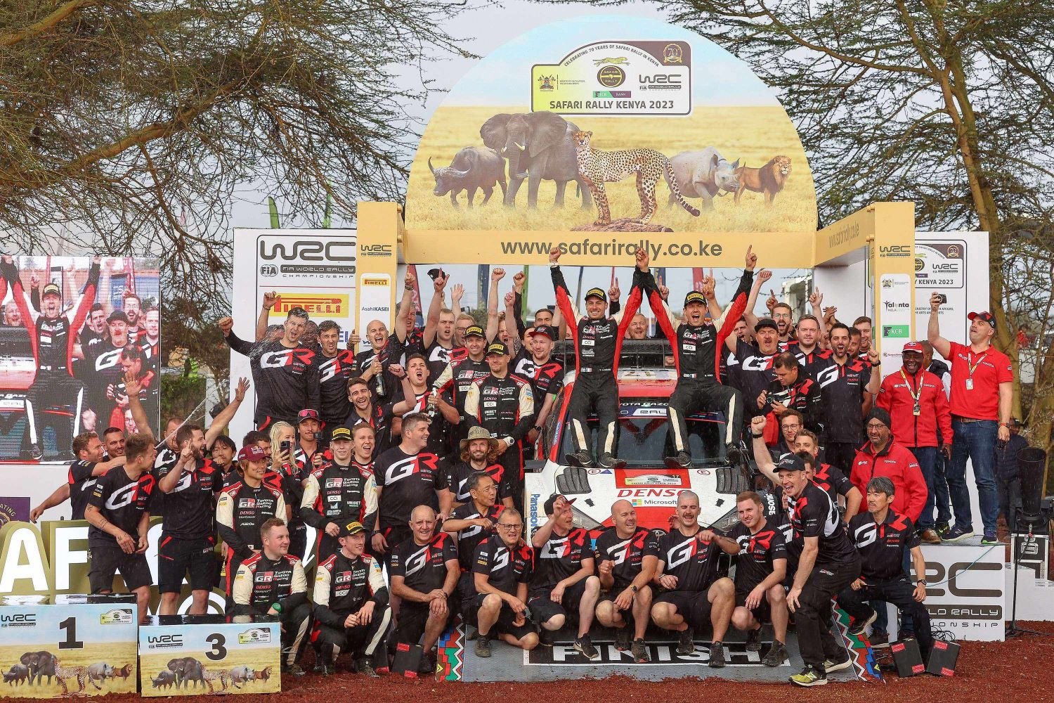 Toyota Gazoo Racing celebrations