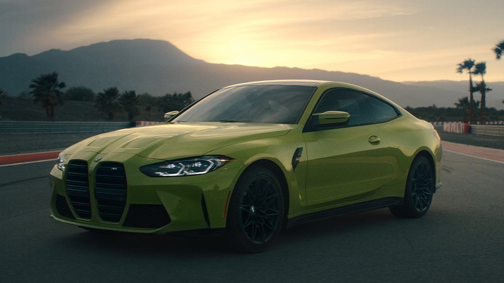 The 2021 BMW M4 coupe.