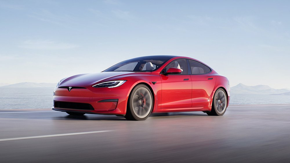 The redesigned Tesla Model S