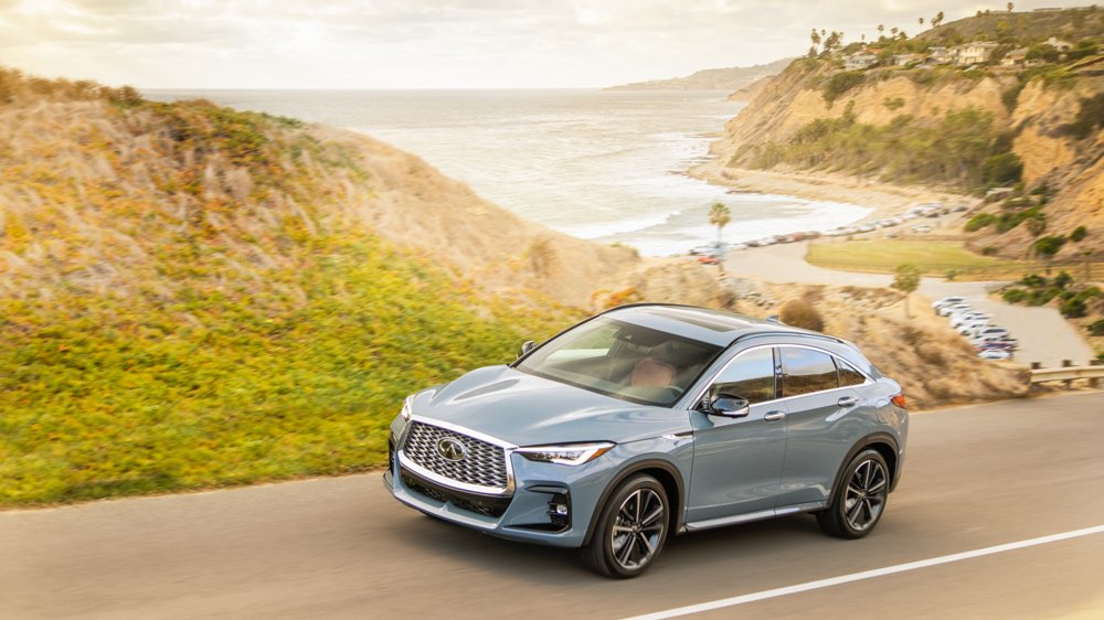 The 2022 Infiniti QX55 crossover coupe.