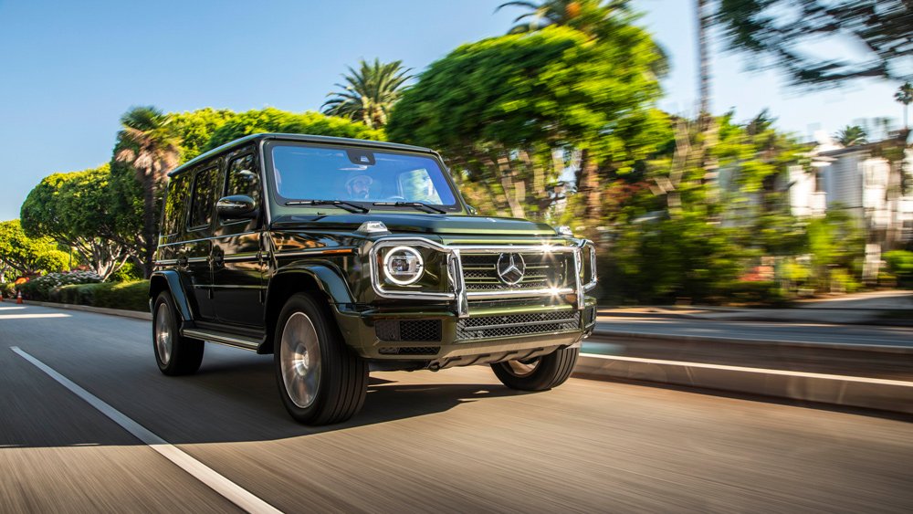 The Mercedes-Benz G550 sport utility vehicle.