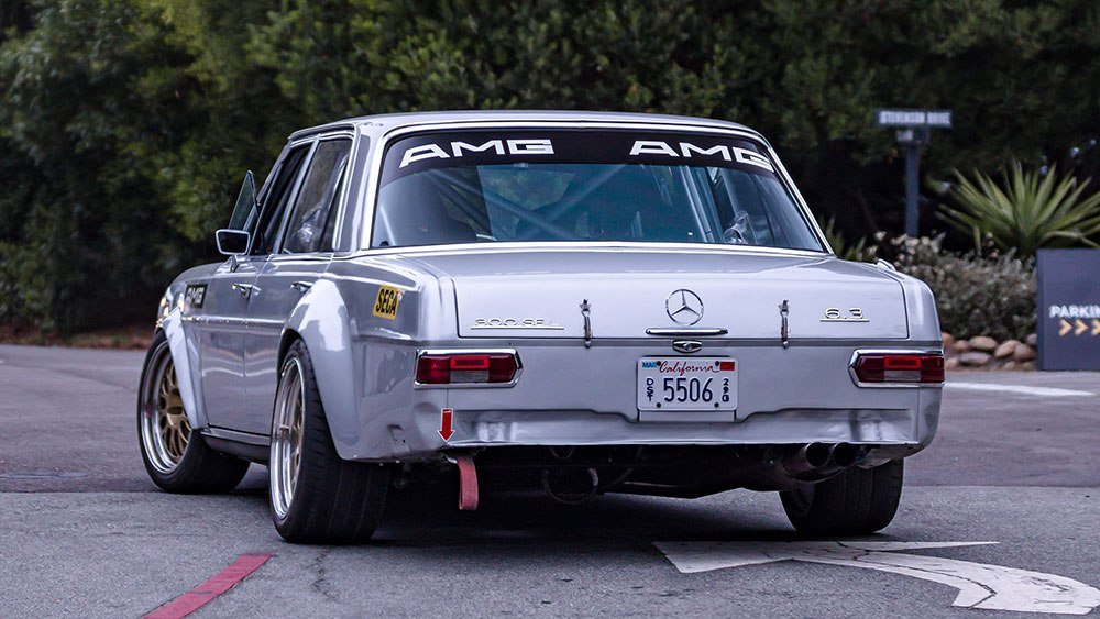 Mercedes-Benz 300 SEL AMG Red Pig Tribute