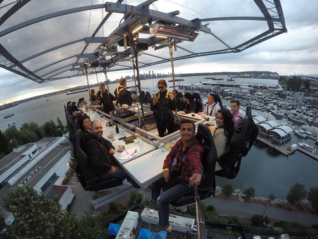 dinner in the sky canada, You can have dinner 150 feet above Phoenix Raceway, ClassicCars.com Journal