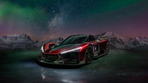 A front 3/4 view of the Zenvo Aurora Agil