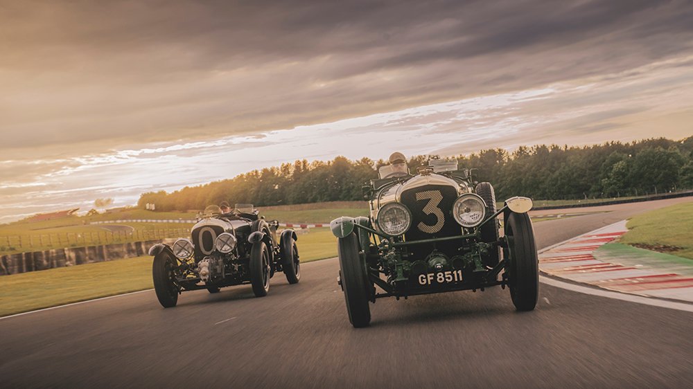 The Bentley Speed Six from the front